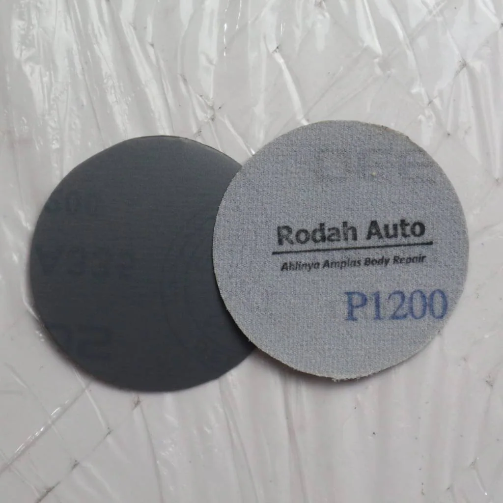 Amplas Bulat Velcro 3 Inch (80 mm) untuk Spot Repair
