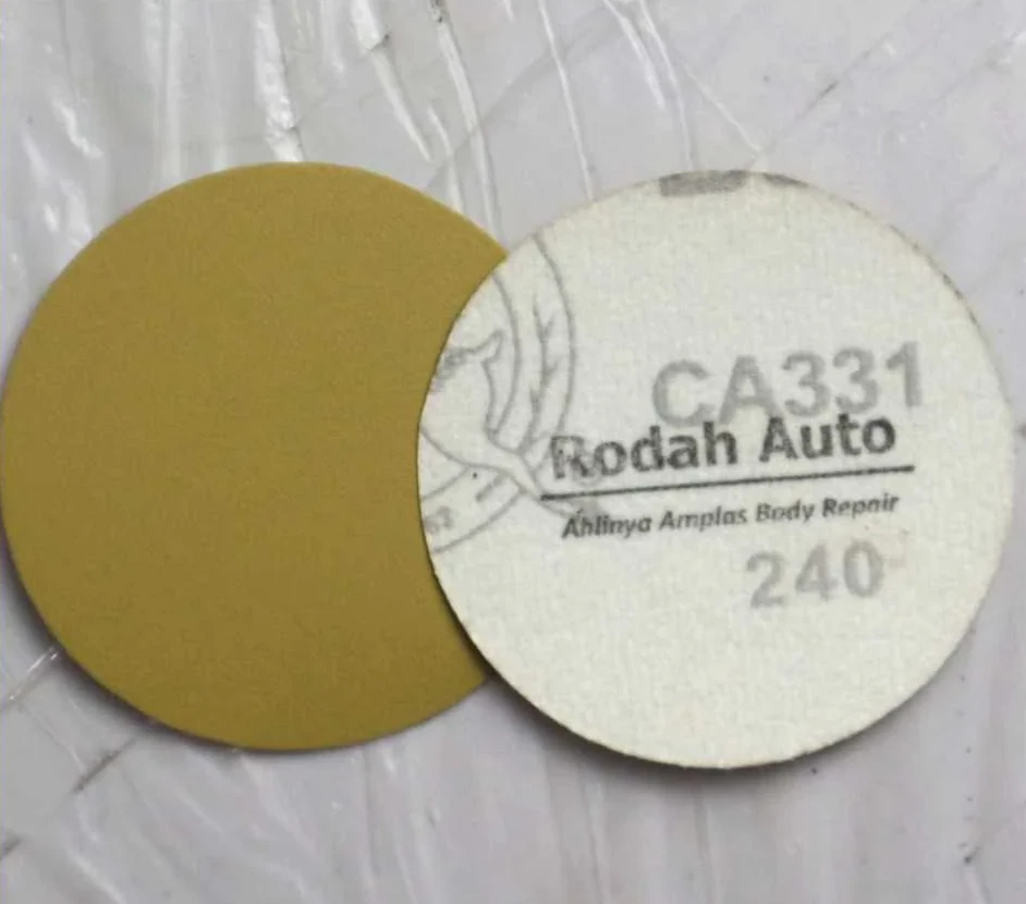 Amplas Bulat Velcro 3 Inch (80 mm) untuk Spot Repair