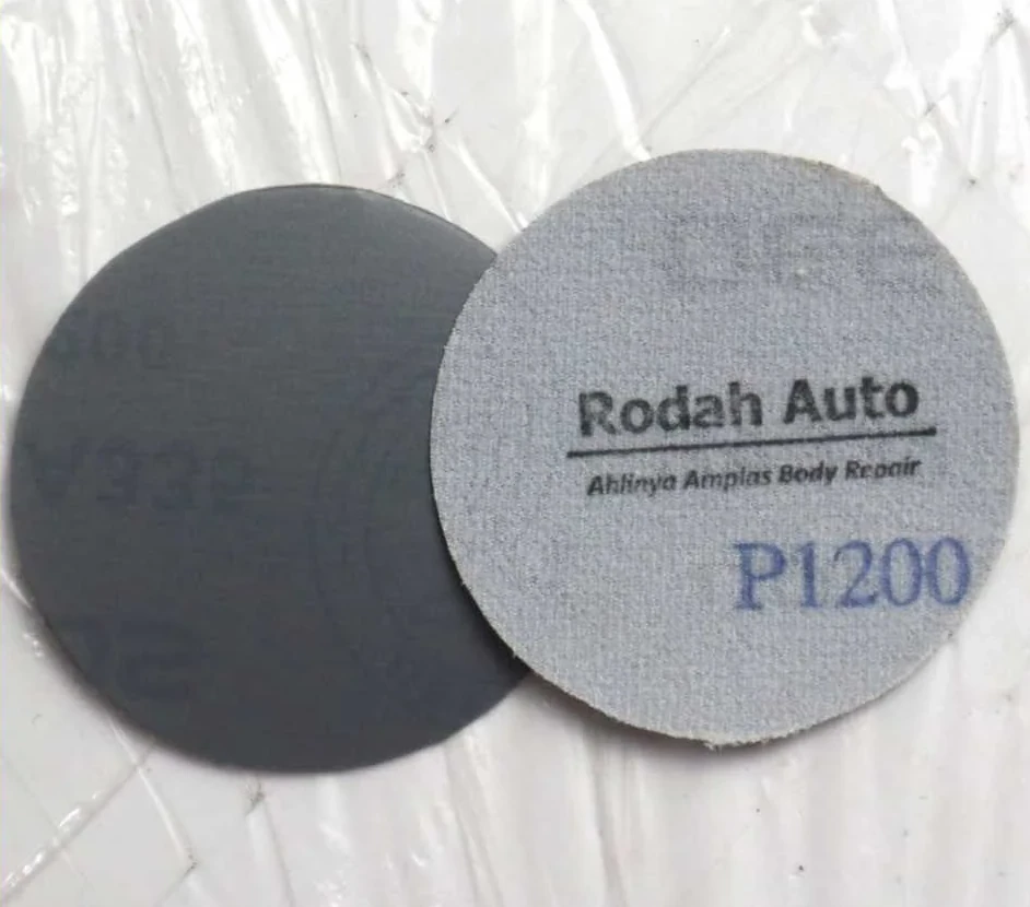 Amplas Bulat Velcro 3 Inch (80 mm) untuk Spot Repair
