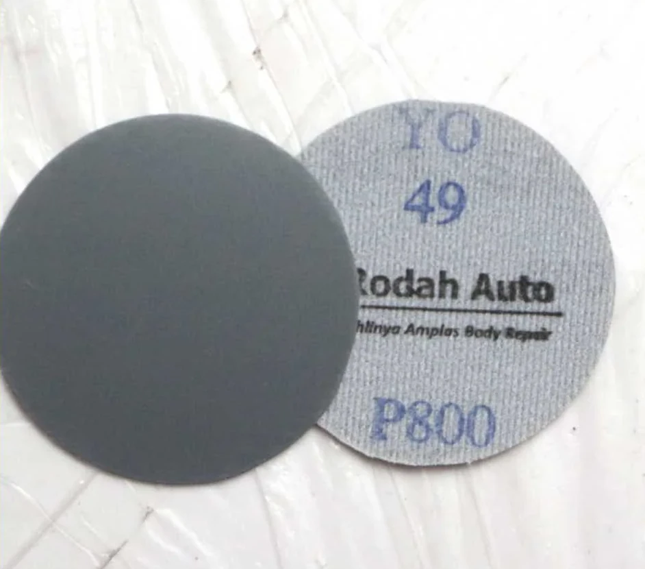 Amplas Bulat Velcro 3 Inch (80 mm) untuk Spot Repair