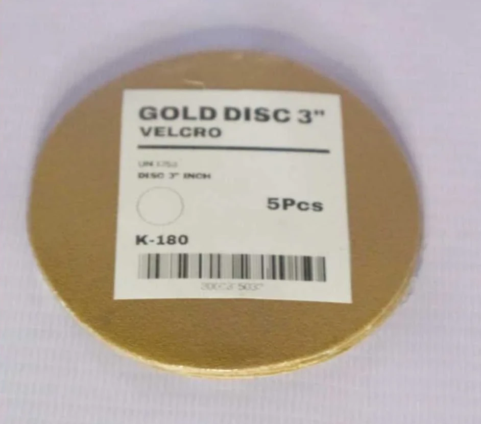 Amplas Bulat Velcro 3 Inch (80 mm) untuk Spot Repair