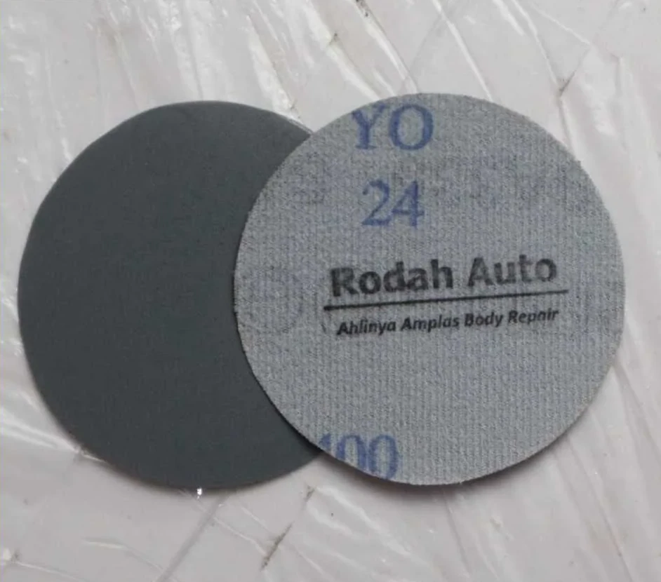 Amplas Bulat Velcro 3 Inch (80 mm) untuk Spot Repair