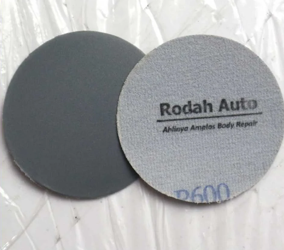 Amplas Bulat Velcro 3 Inch (80 mm) untuk Spot Repair