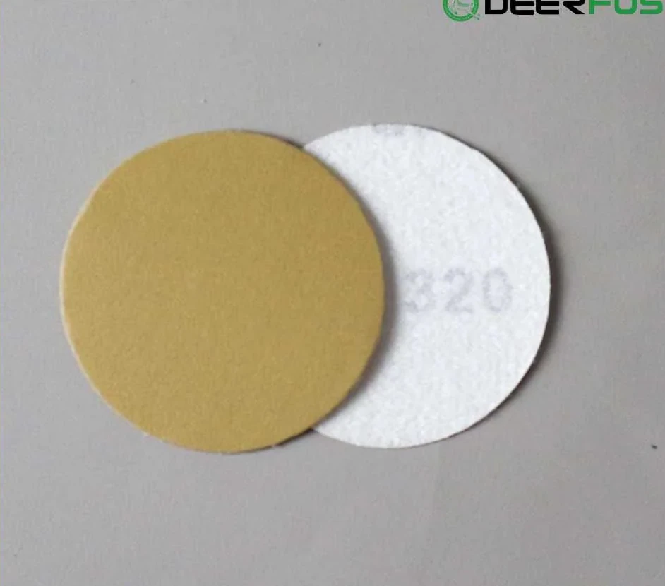 Amplas Bulat Velcro 2 Inch Tanpa Lubang untuk Spot Repair