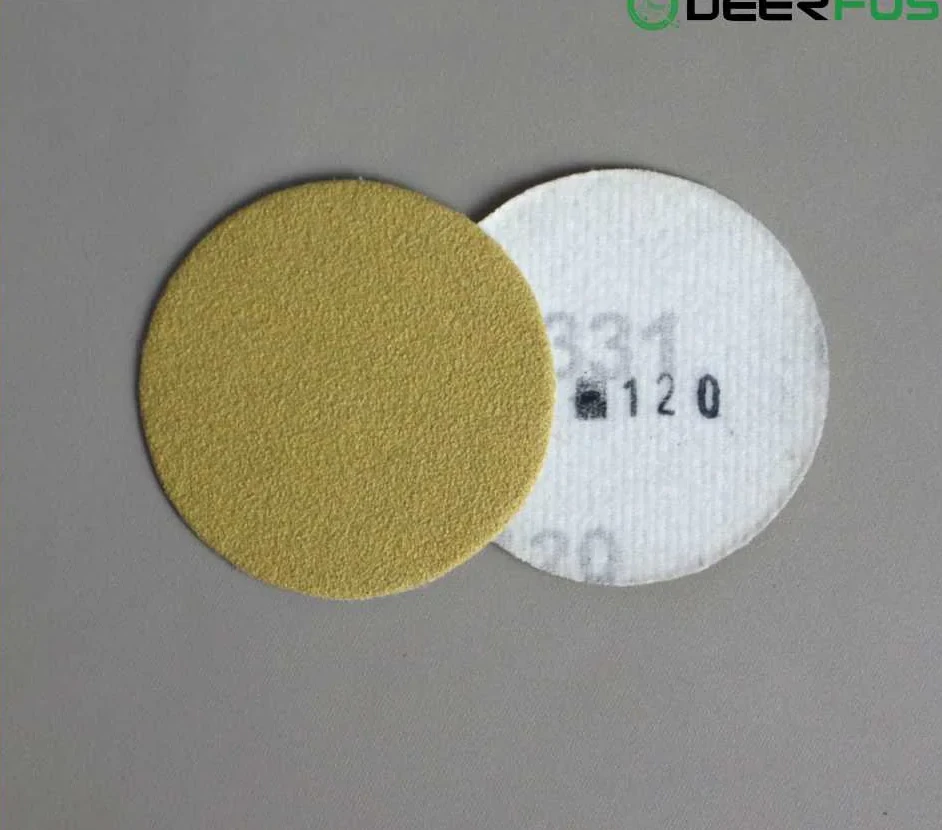Amplas Bulat Velcro 2 Inch Tanpa Lubang untuk Spot Repair