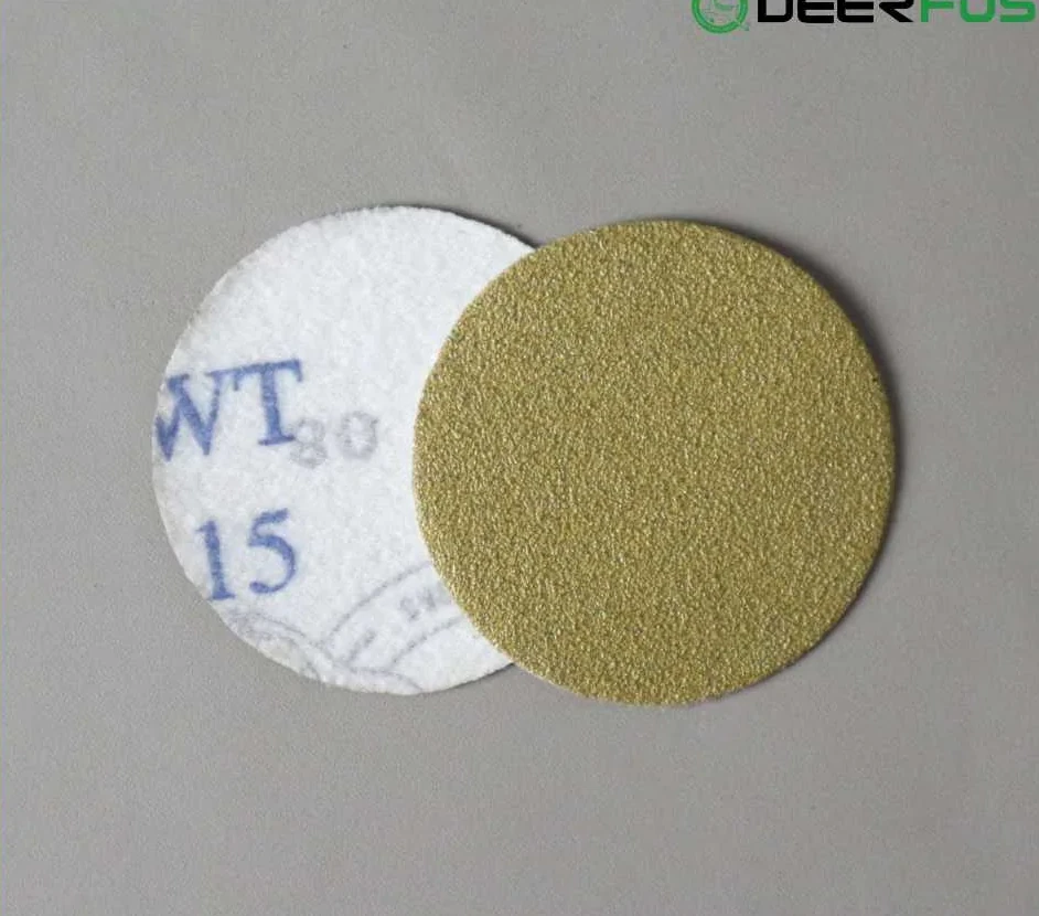 Amplas Bulat Velcro 2 Inch Tanpa Lubang untuk Spot Repair