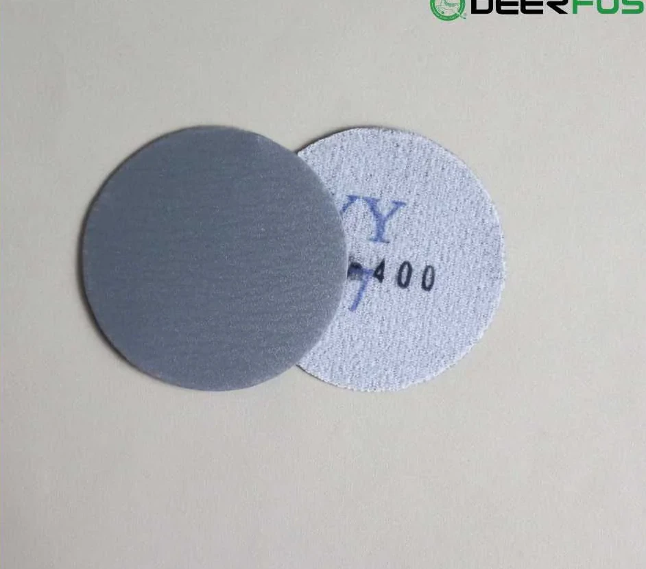 Amplas Bulat Velcro 2 Inch Tanpa Lubang untuk Spot Repair