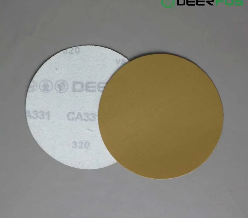 Amplas Bulat Velcro 5 Inch Tanpa Lubang untuk Spot Repair
