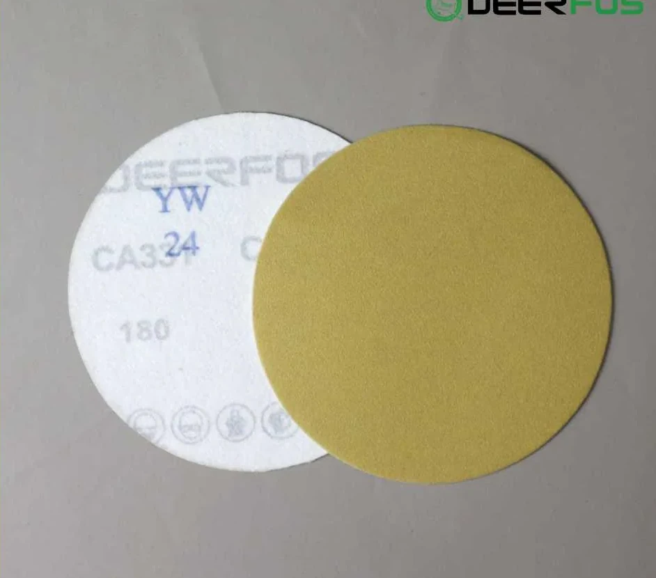 Amplas Bulat Velcro 5 Inch Tanpa Lubang untuk Spot Repair