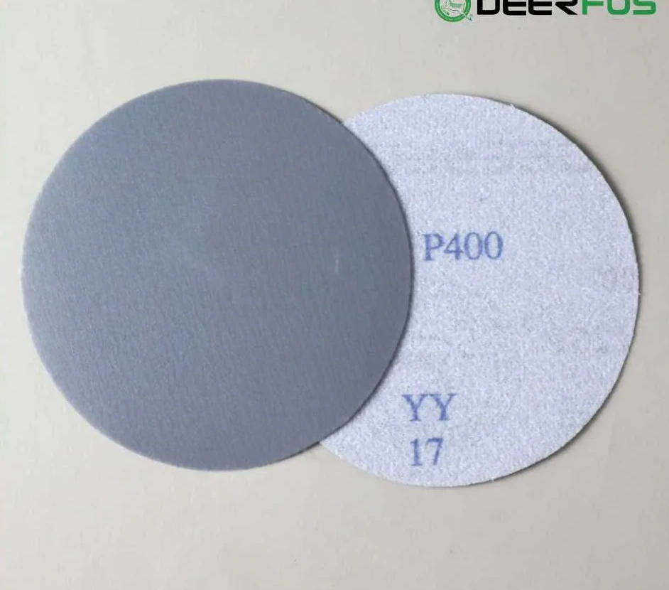 Amplas Bulat Velcro 5 Inch Tanpa Lubang untuk Spot Repair