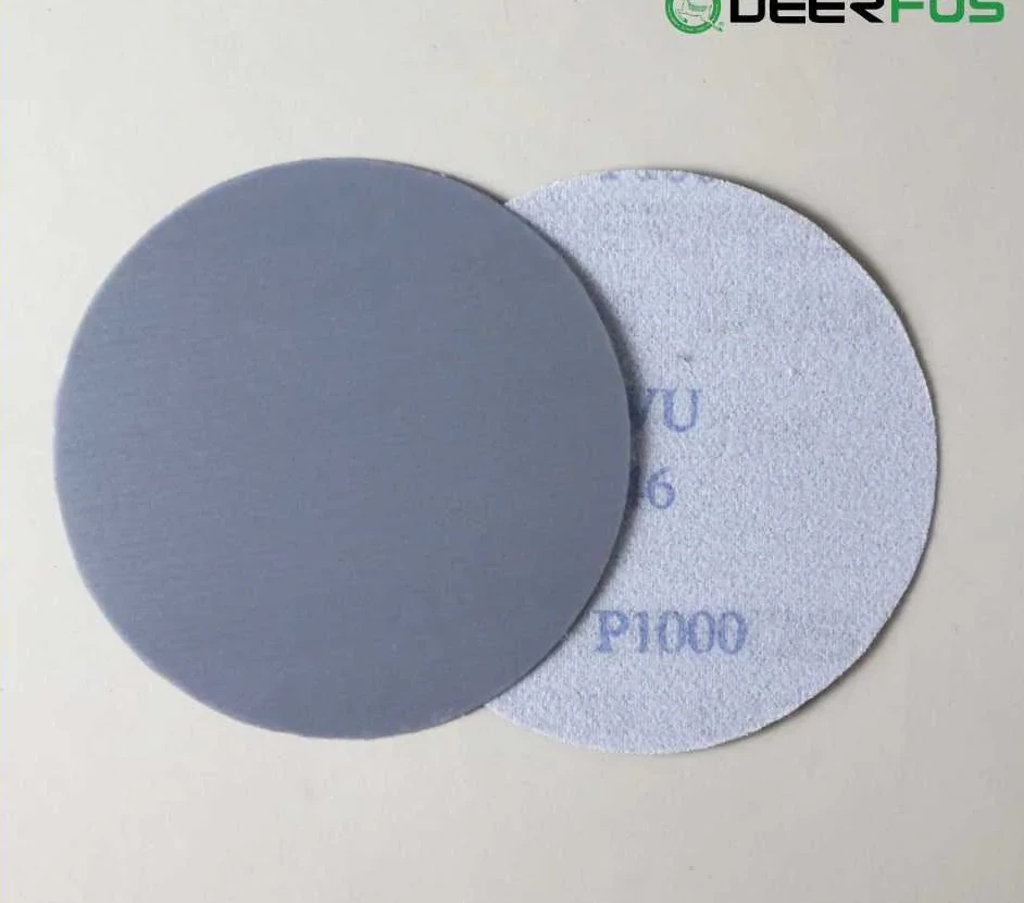 Amplas Bulat Velcro 5 Inch Tanpa Lubang untuk Spot Repair
