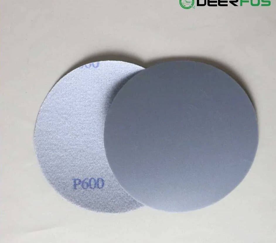 Amplas Bulat Velcro 5 Inch Tanpa Lubang untuk Spot Repair