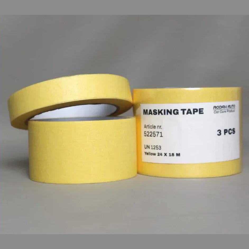 Lakban Kertas Masking Tape 24 mm x 18 Meter